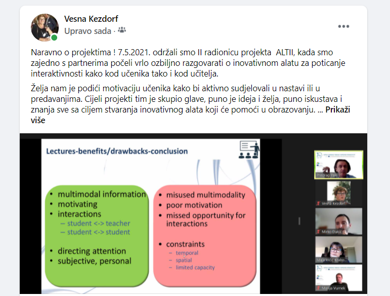 Pročitajte više o članku ALTII radionica br. 2